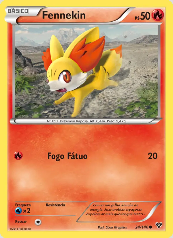 Image of the card Fennekin