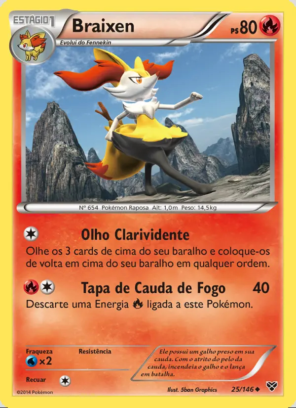 Image of the card Braixen