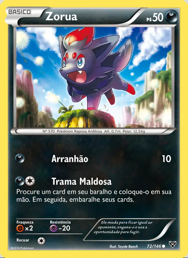 Image of the card Zorua