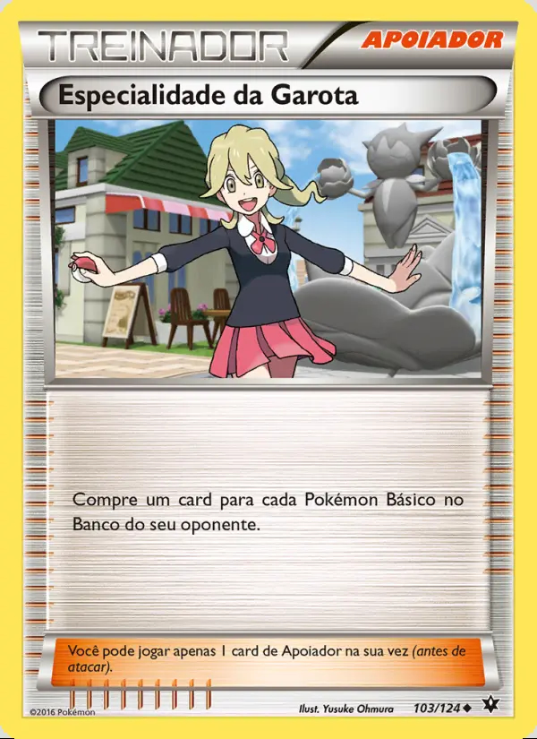 Image of the card Especialidade da Garota