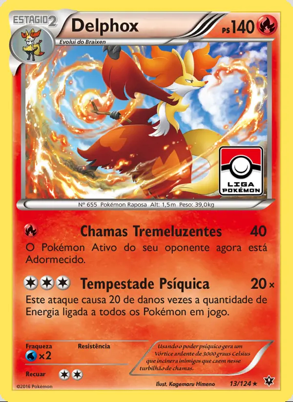 Image of the card Delphox