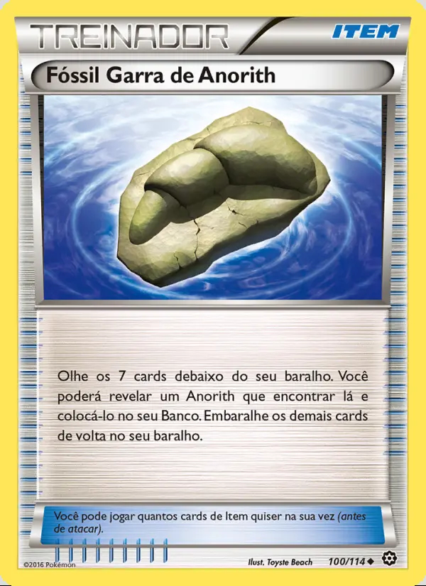 Image of the card Fóssil Garra de Anorith