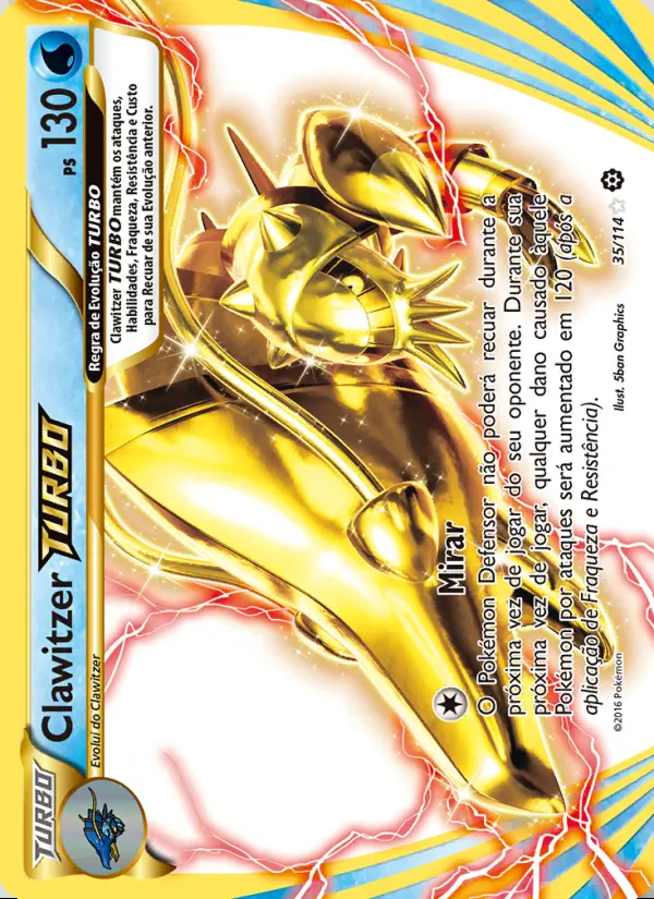 Image of the card Clawitzer TURBO