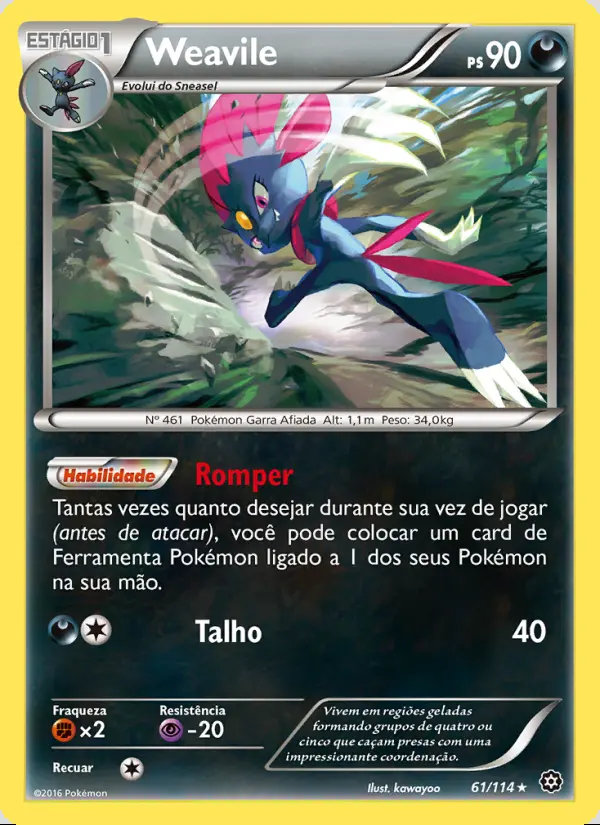 Image of the card Weavile