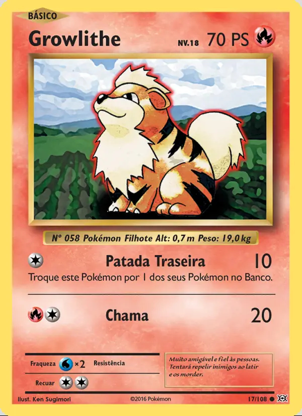 Image of the card Growlithe