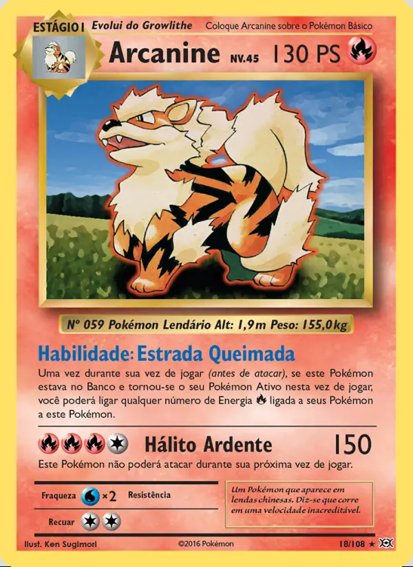 Image of the card Arcanine