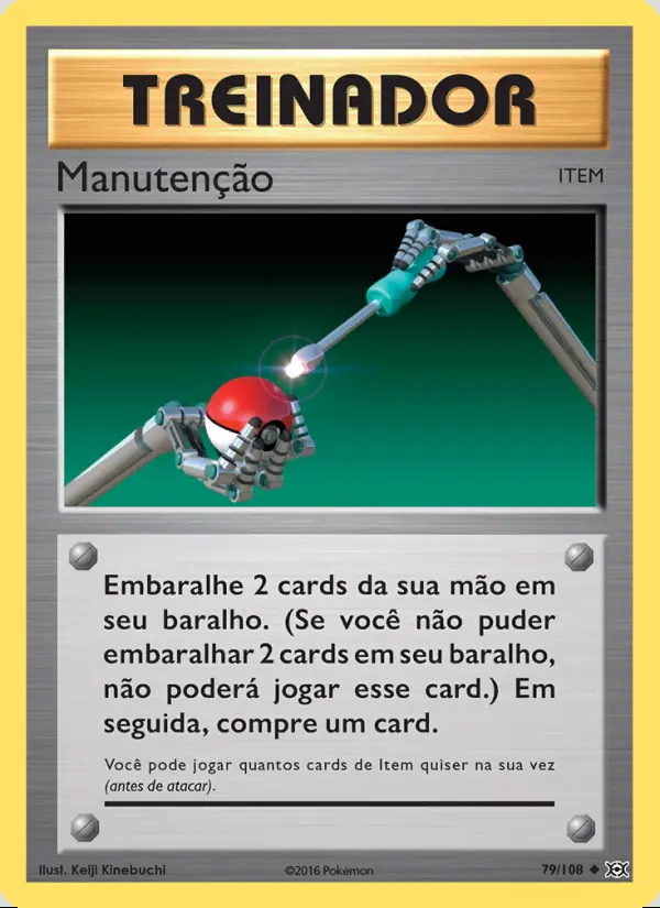 Image of the card Manutenção