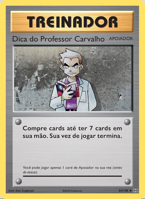 Image of the card Dica do Professor Carvalho