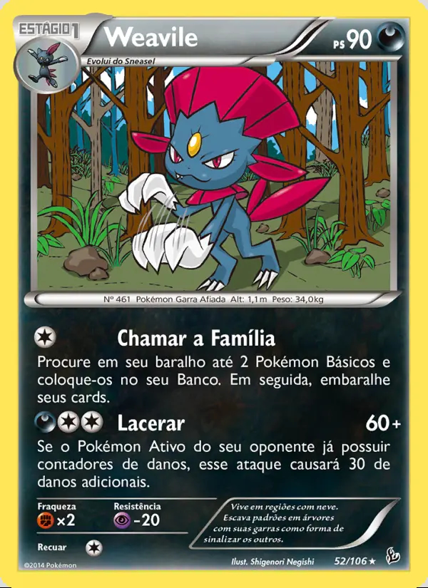 Image of the card Weavile