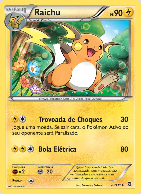 Image of the card Raichu