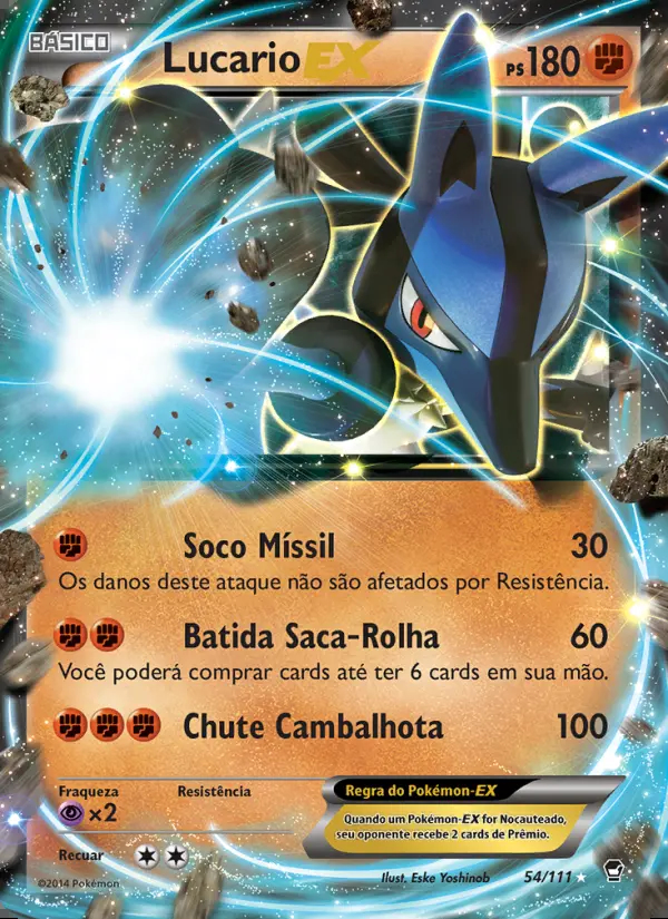 Image of the card Lucario EX