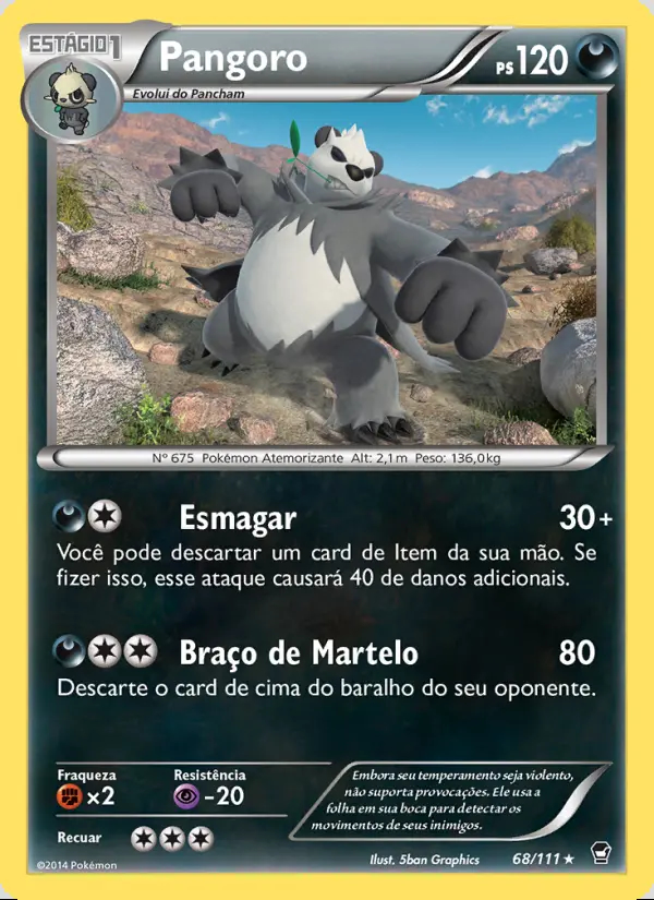 Image of the card Pangoro