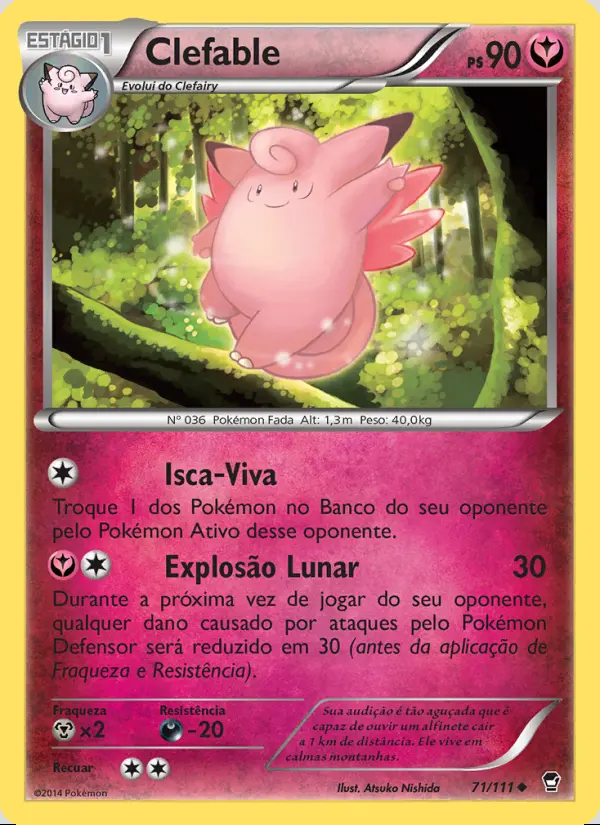 Image of the card Clefable