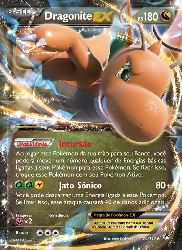 Image of the card Dragonite EX