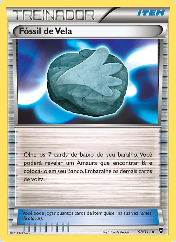 Image of the card Fóssil de Vela