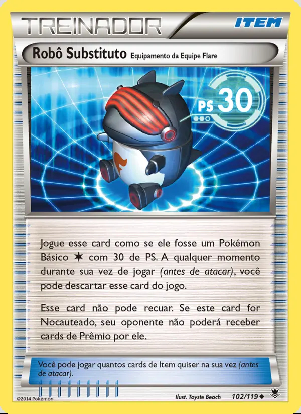 Image of the card Robô Substituto – Equipamento da Equipe Flare