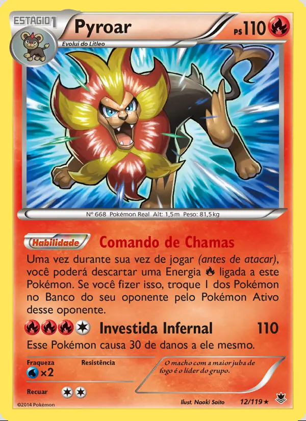 Image of the card Pyroar