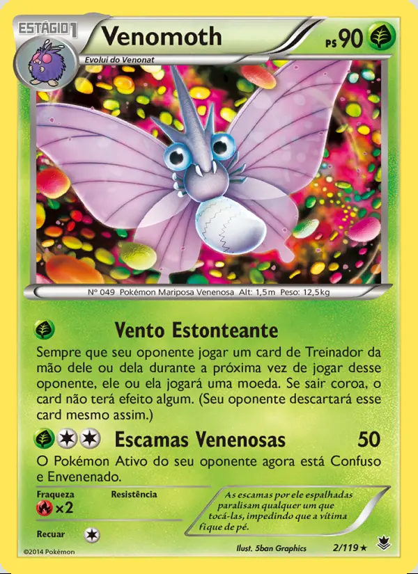 Image of the card Venomoth