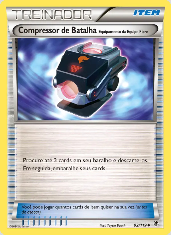 Image of the card Compressor de Batalha – Equipamento da Equipe Flare