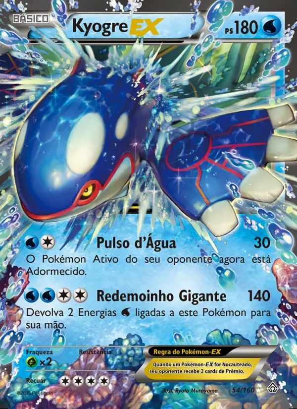 Image of the card Kyogre EX