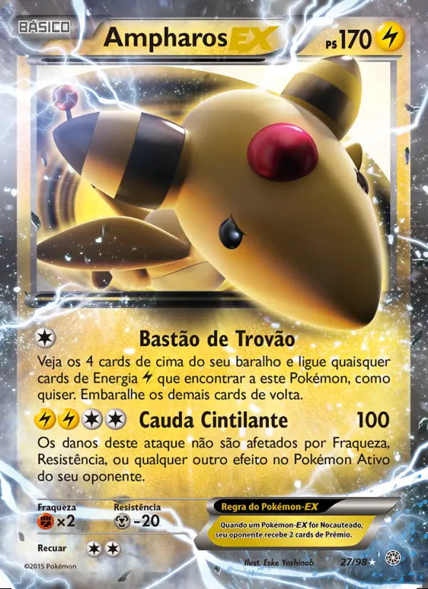 Image of the card Ampharos EX