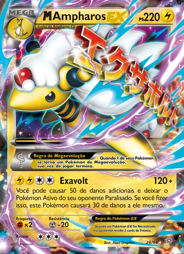 Image of the card M-Ampharos EX