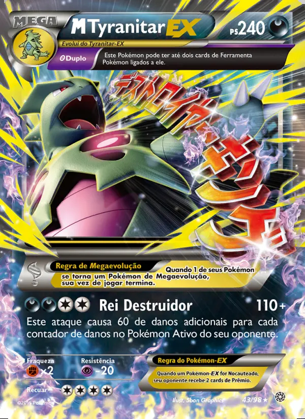 Image of the card M-Tyranitar EX