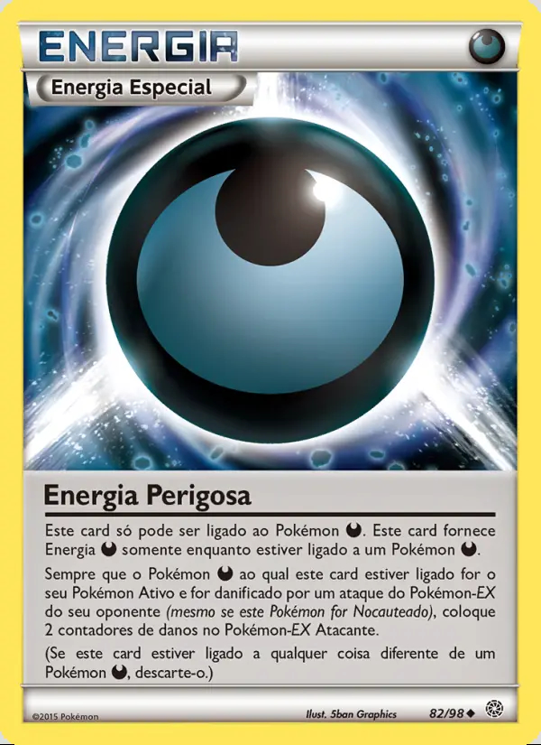 Image of the card Energia Perigoso