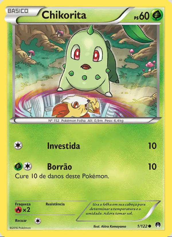 Image of the card Chikorita