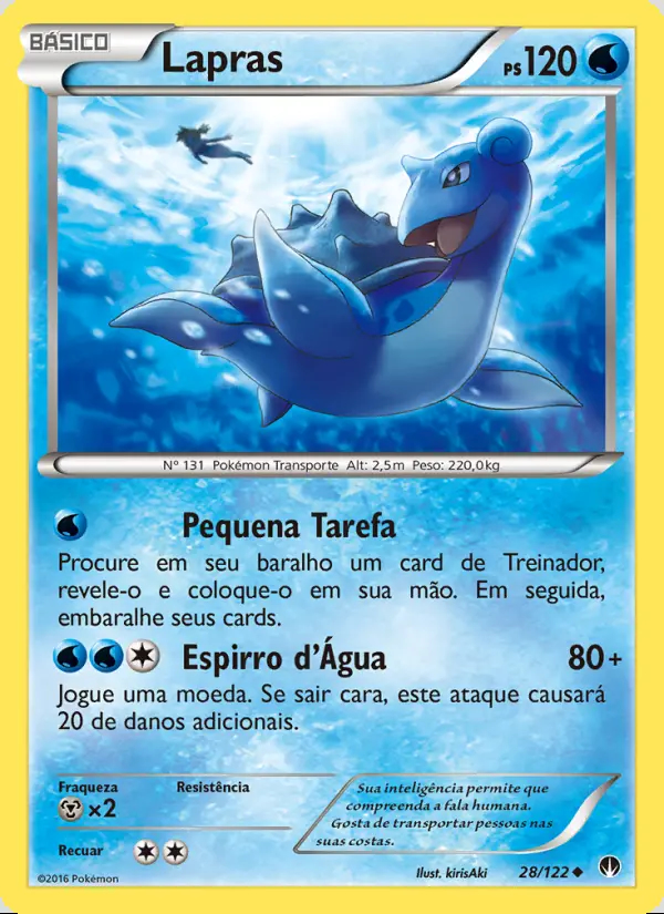 Image of the card Lapras