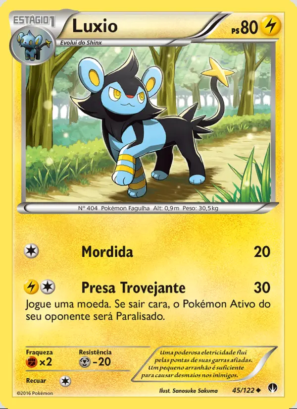 Image of the card Luxio