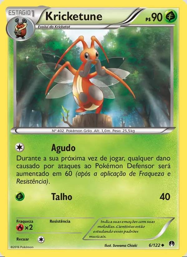 Image of the card Kricketune