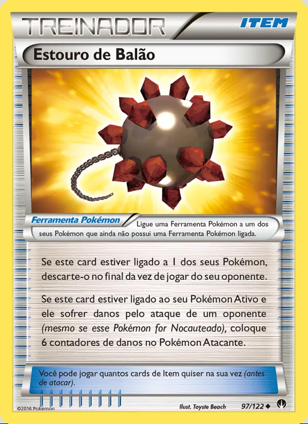 Image of the card Estouro de Balão