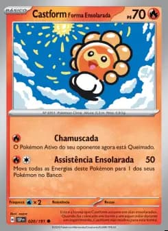Image of the card Castform Forma Ensolarada
