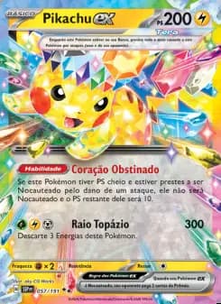 Image of the card Pikachu ex