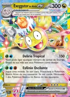 Image of the card Exeggutor de Alola ex
