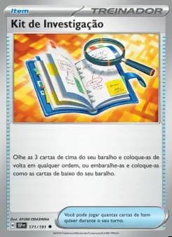 Image of the card Kit de Investigação