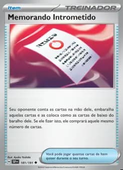 Image of the card Memorando Intrometido